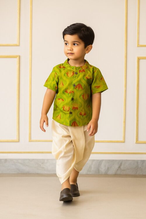 Little Leaf Ethnic Shirt