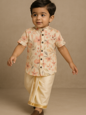 Sandal Floral Ethnic Shirt