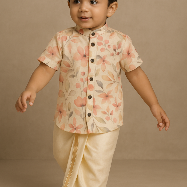 Sandal Floral Ethnic Shirt