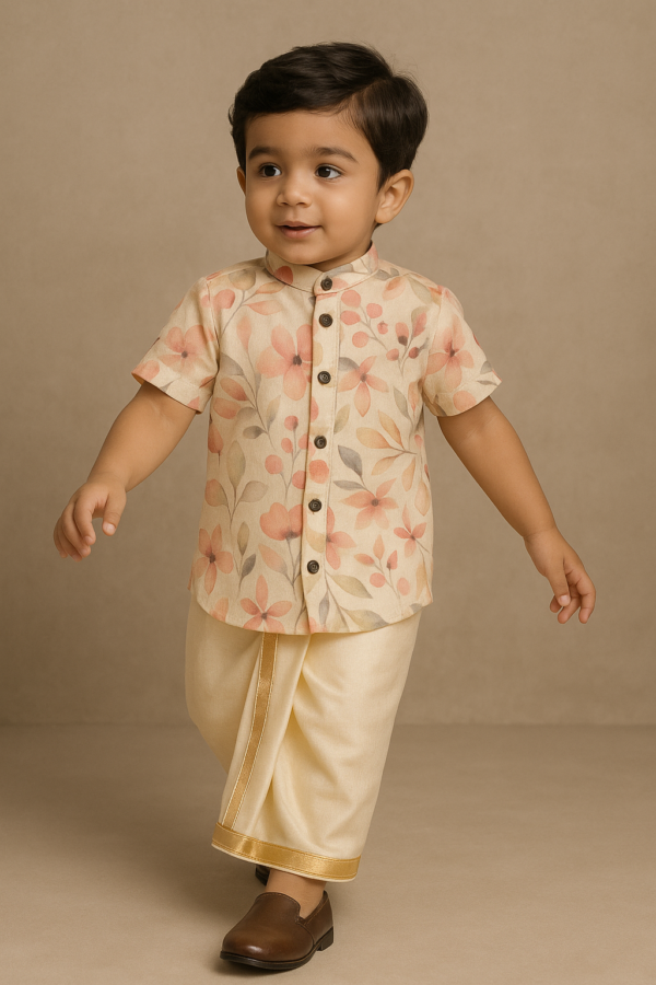Sandal Floral Ethnic Shirt
