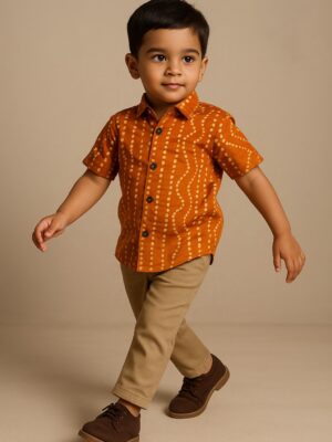 Mustard Yellow Bandhani