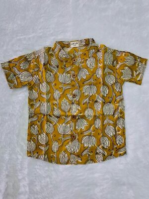 Mustard Floral Print – CS-01 F