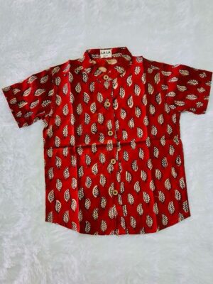 Red Leaf Print – CS-08 F