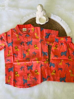 Peach Animal Print 1