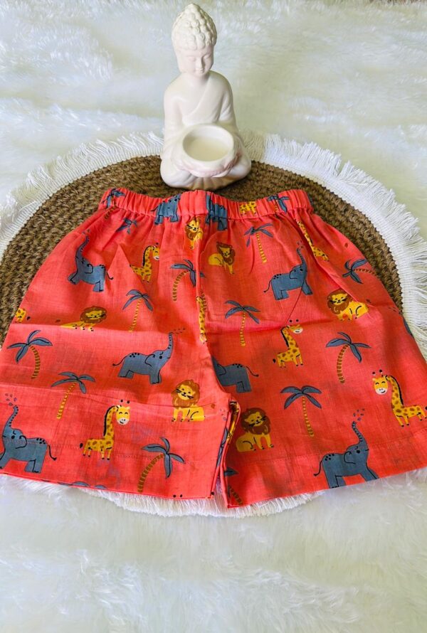 Peach Animal Print Co-Ord Set Dress