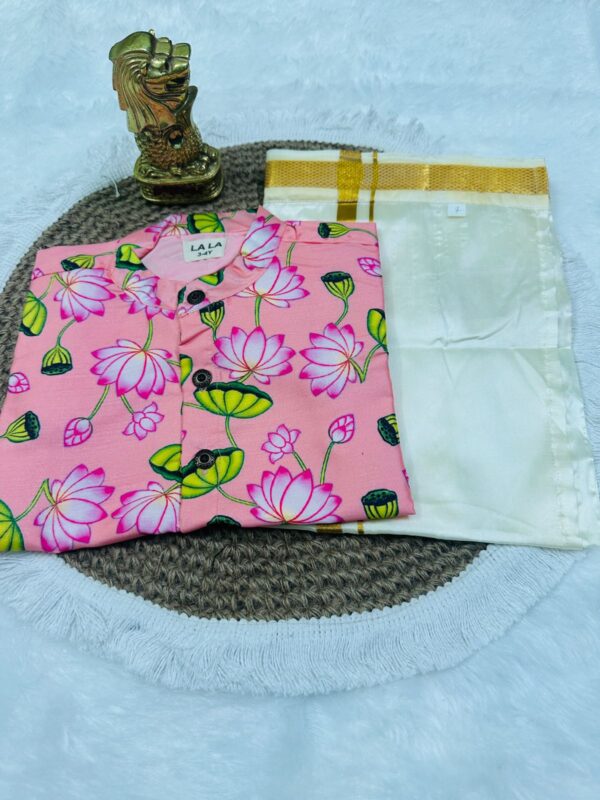 Pink Lotus Ethnic Shirt 3 Pink Lotus Ethnic Shirt