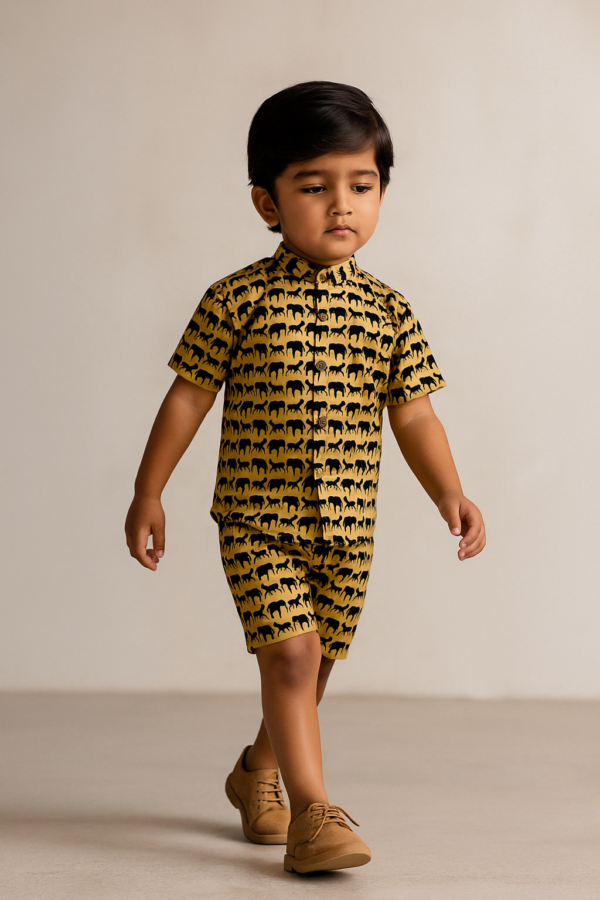 Sandal Animal Print Co-Ord Set Dress