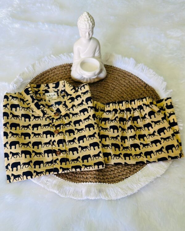 Sandal Animal Print Co-Ord Set Dress