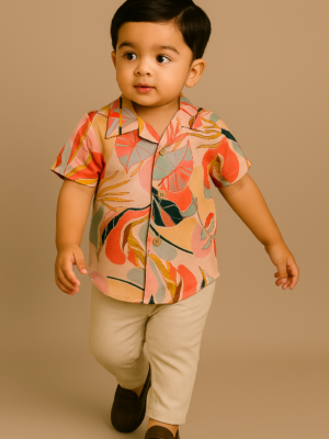 Peach Cuban Collar