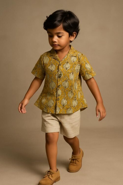 Sunny Blossom Cotton Shirt